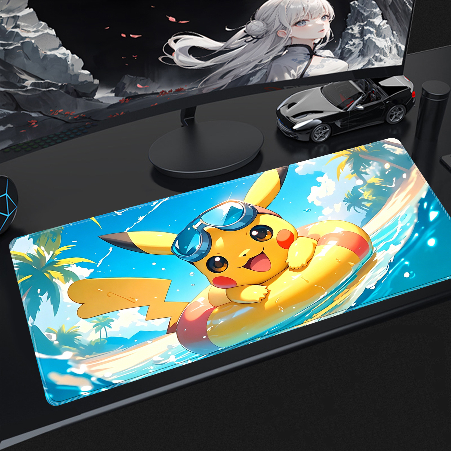 Pc Gaming Kawaii - Gaming Mouse Pad 900x400 PC Pokemon