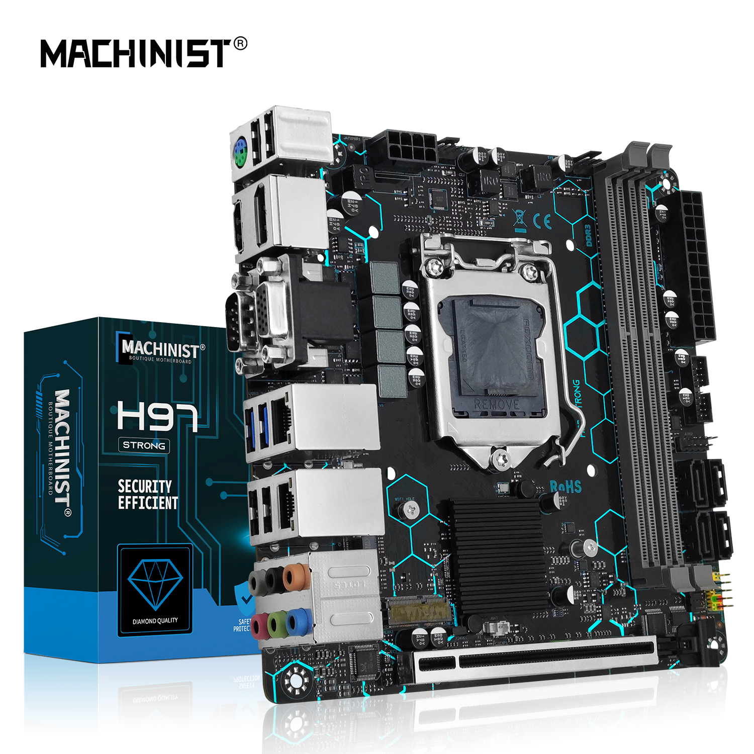 Pc Gaming I7 - MACHINIST H97 STRONG Motherboard LGA1150 Support