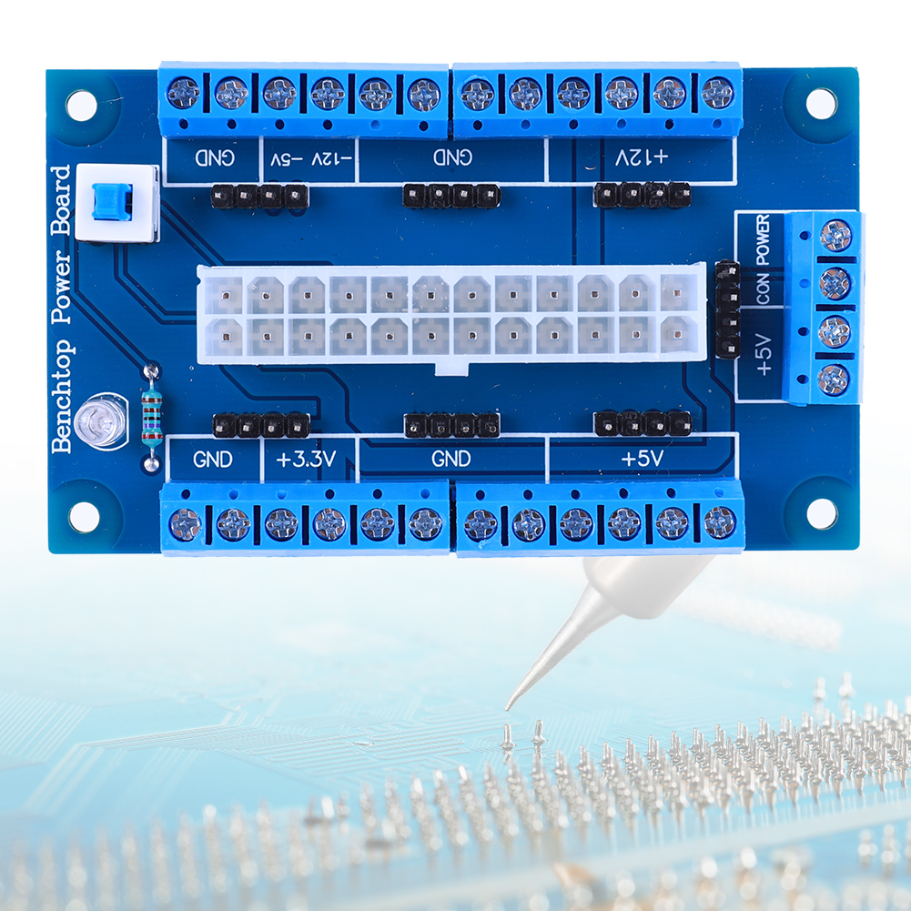 Atx Power Supply - 24/20Pin DC Power Adapter Board Module
