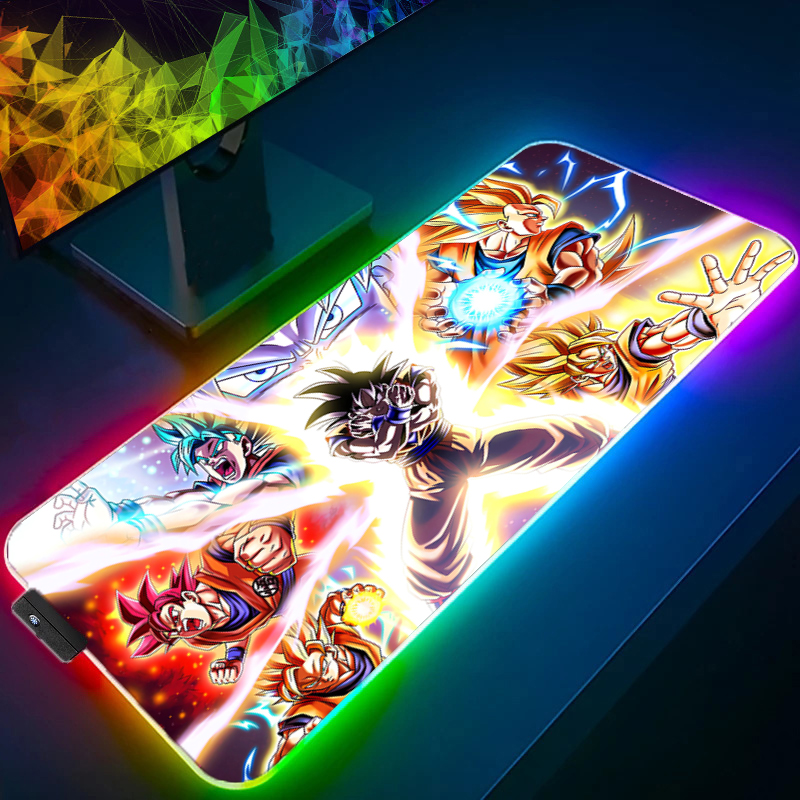 Pc Gaming Games - LED Mouse pad Dragon Ball Computer