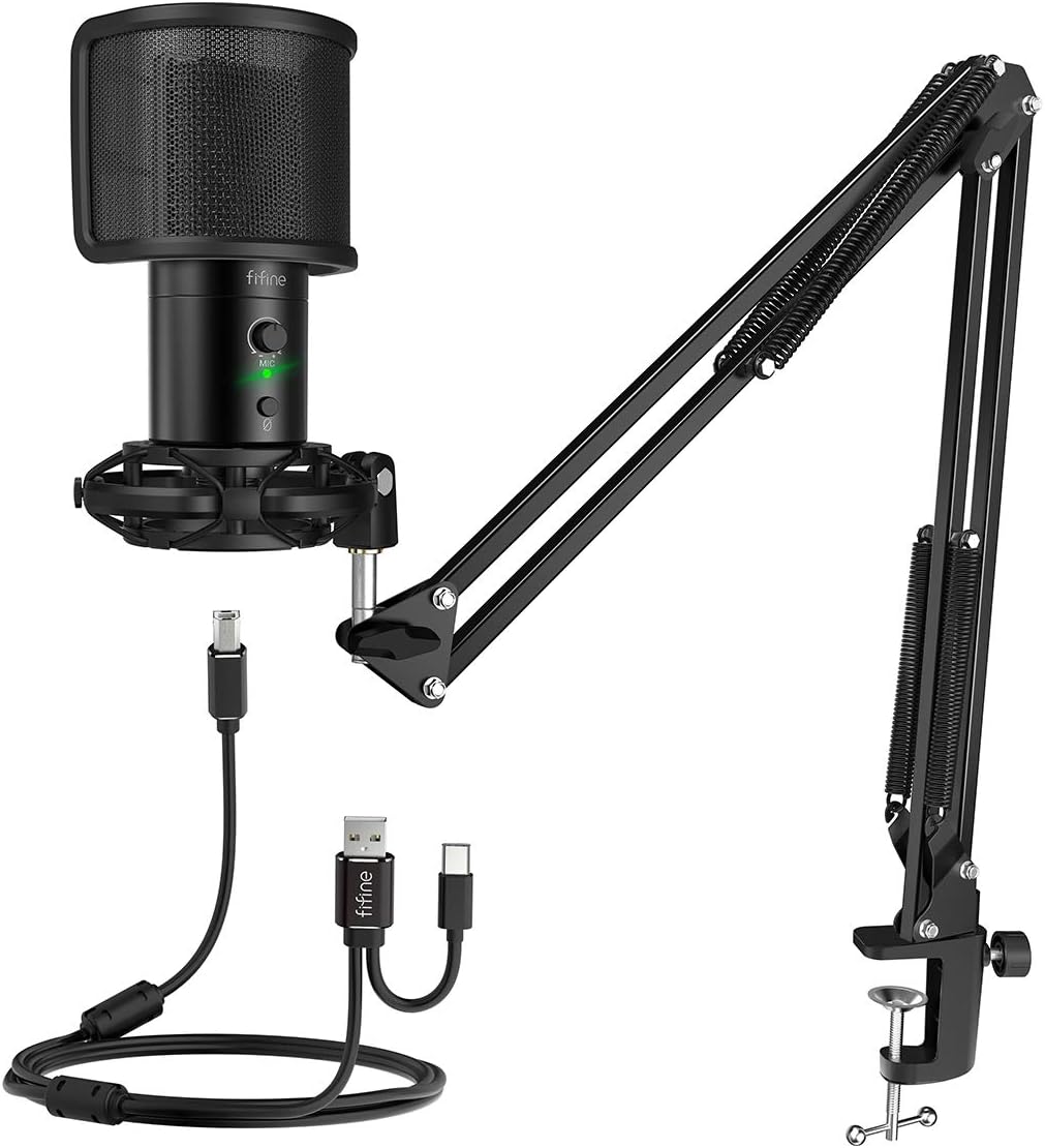 Pc Gaming Usa - USB Gaming Streaming Microphone Kit with
