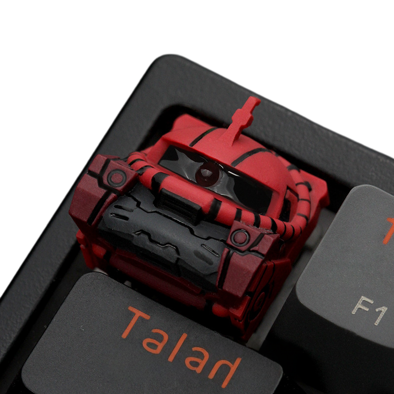 Custom Keycaps - Gundam Zaku Resin Art Keycaps Anime