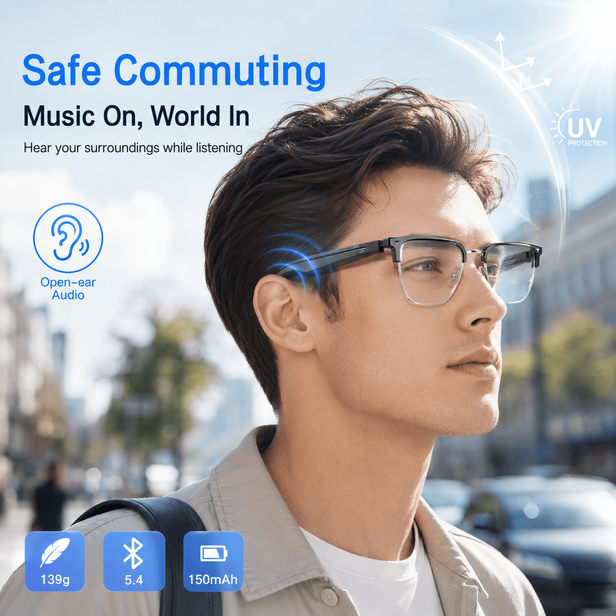 AIMB V2 Smart Bluetooth Glasse - Gaming Glasses Blue Light review and price