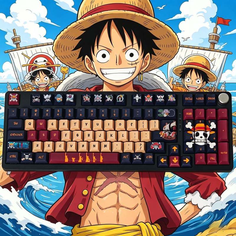 One Piece keycaps cute, fashio - Custom Keycaps review and price