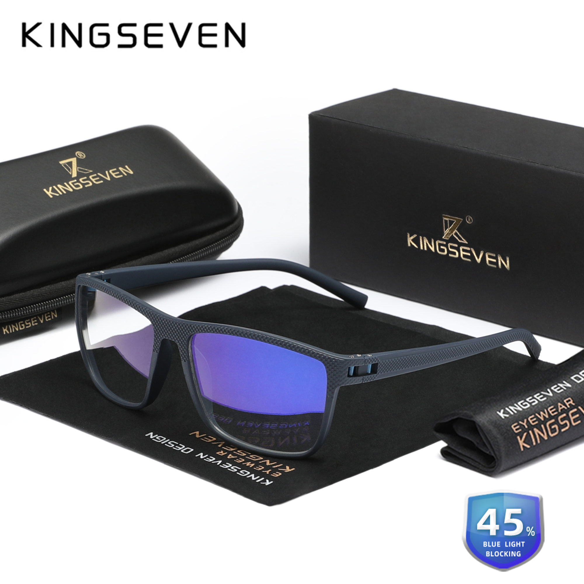 KINGSEVEN New 99% Anti-Blue Ra - Gaming Glasses Blue Light review and price