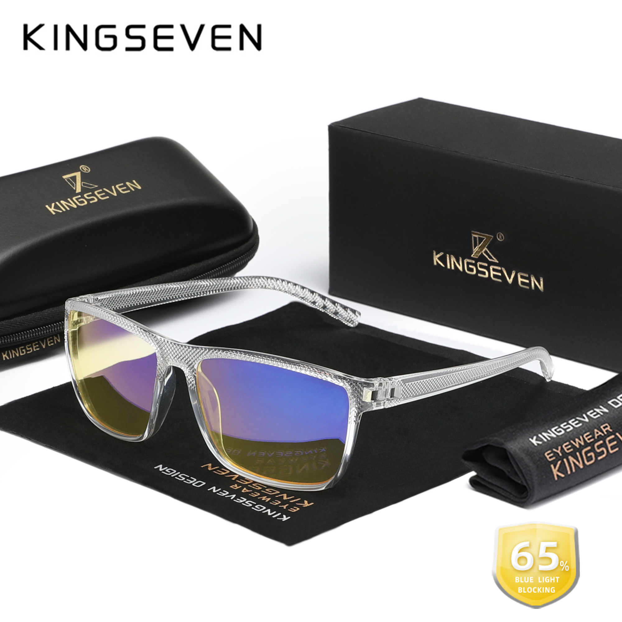KINGSEVEN New 99% Anti-Blue Ra - Gaming Glasses Blue Light review and price