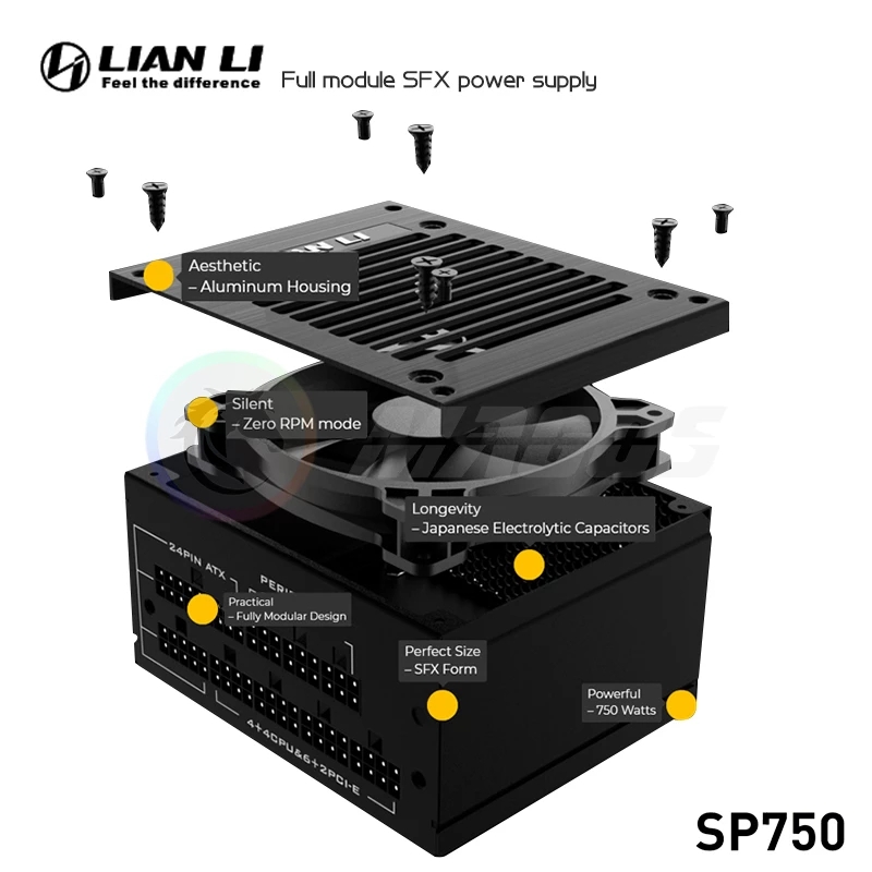 LIAN LI PSU 750w SFX Power Sup - Pc Gaming Lian Li review and price