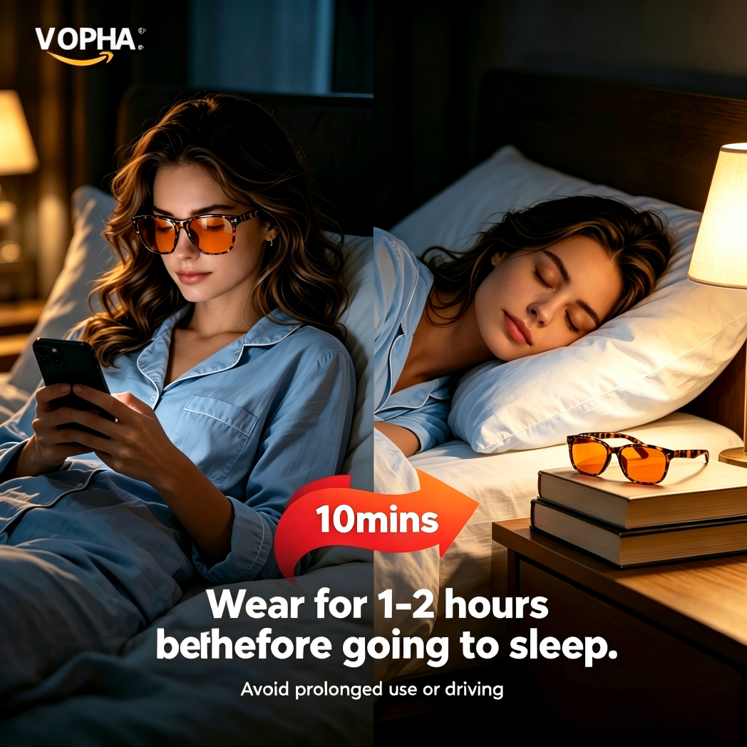 Sleep Glasses with Blue Green  - Gaming Glasses Blue Light review and price