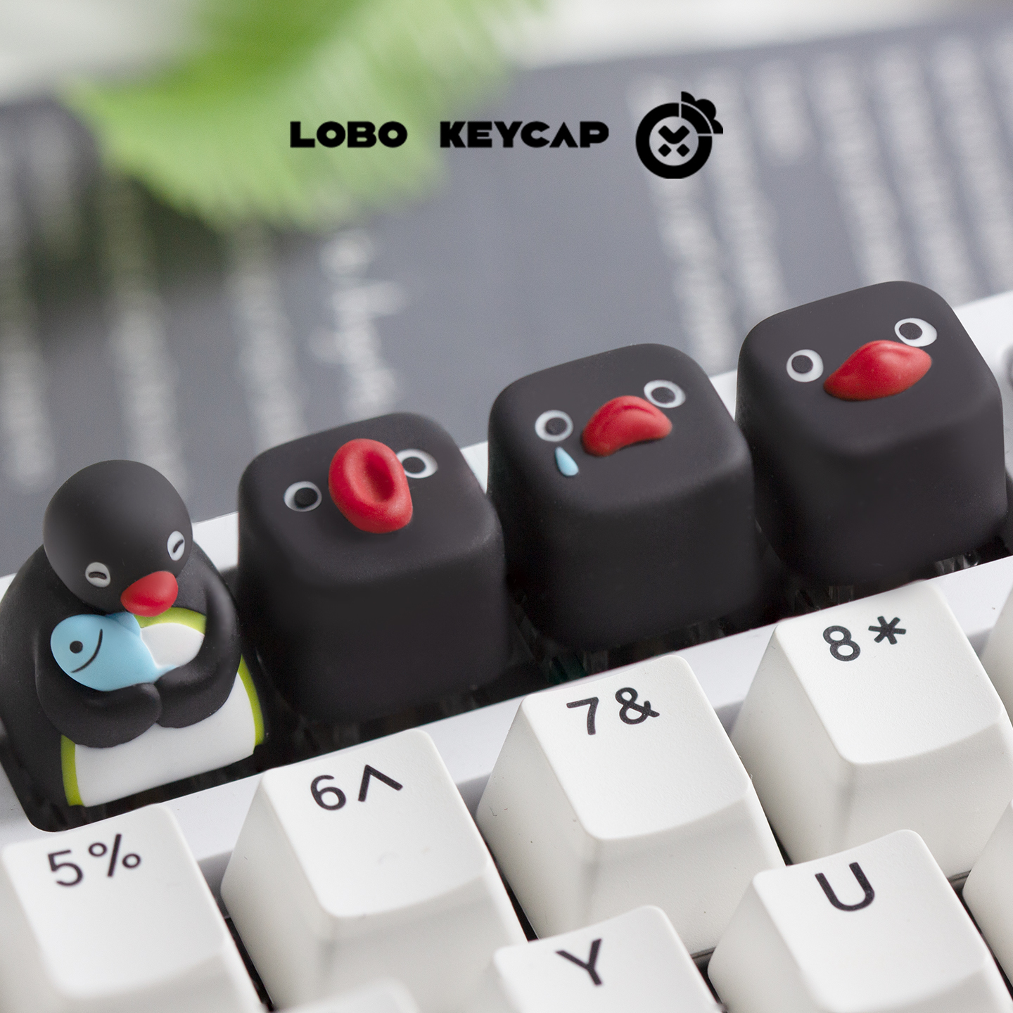 Cute Pingu Anime Series Pengui - Custom Keycaps review and price