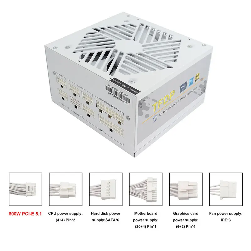 White 750w 850w 1000W 1200W Wa - Atx Power Supply review and price