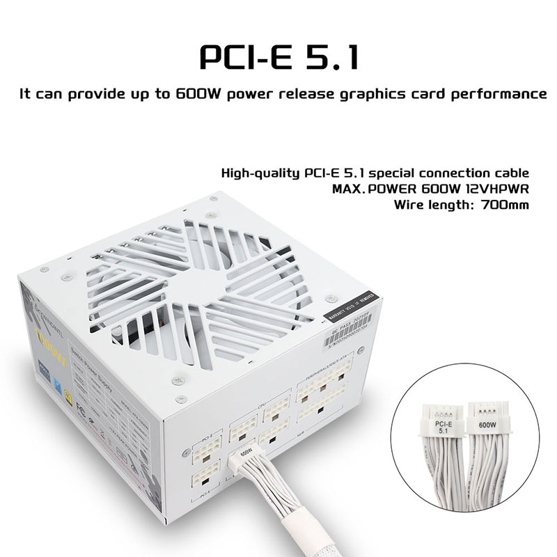 White 750w 850w 1000W 1200W Wa - Atx Power Supply review and price