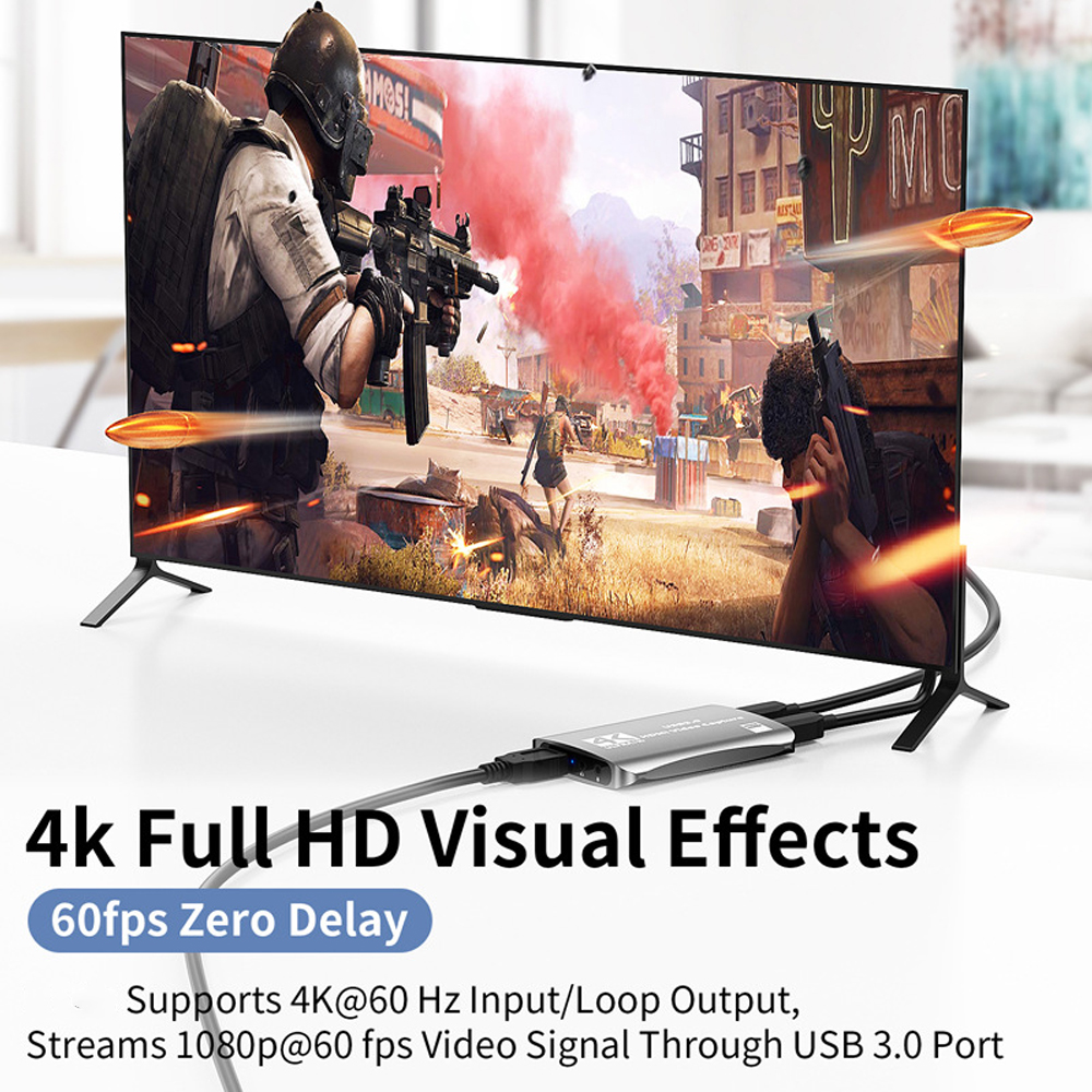4K HDMI-Compatible Video Captu - Pc Gaming Games review and price