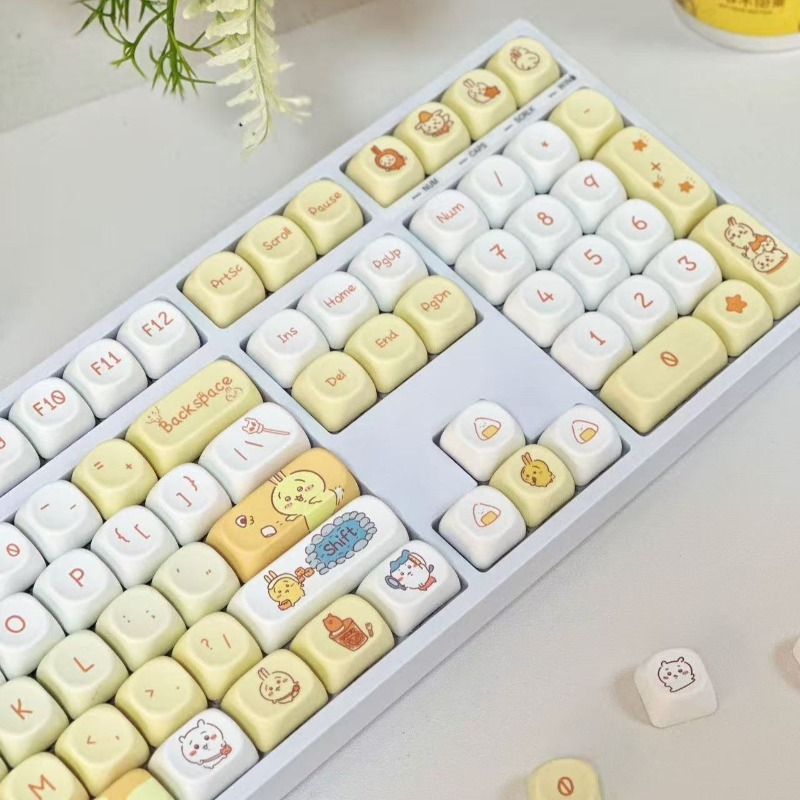 Anime Cartoon Kawaii Chiikawa  - Custom Keycaps review and price