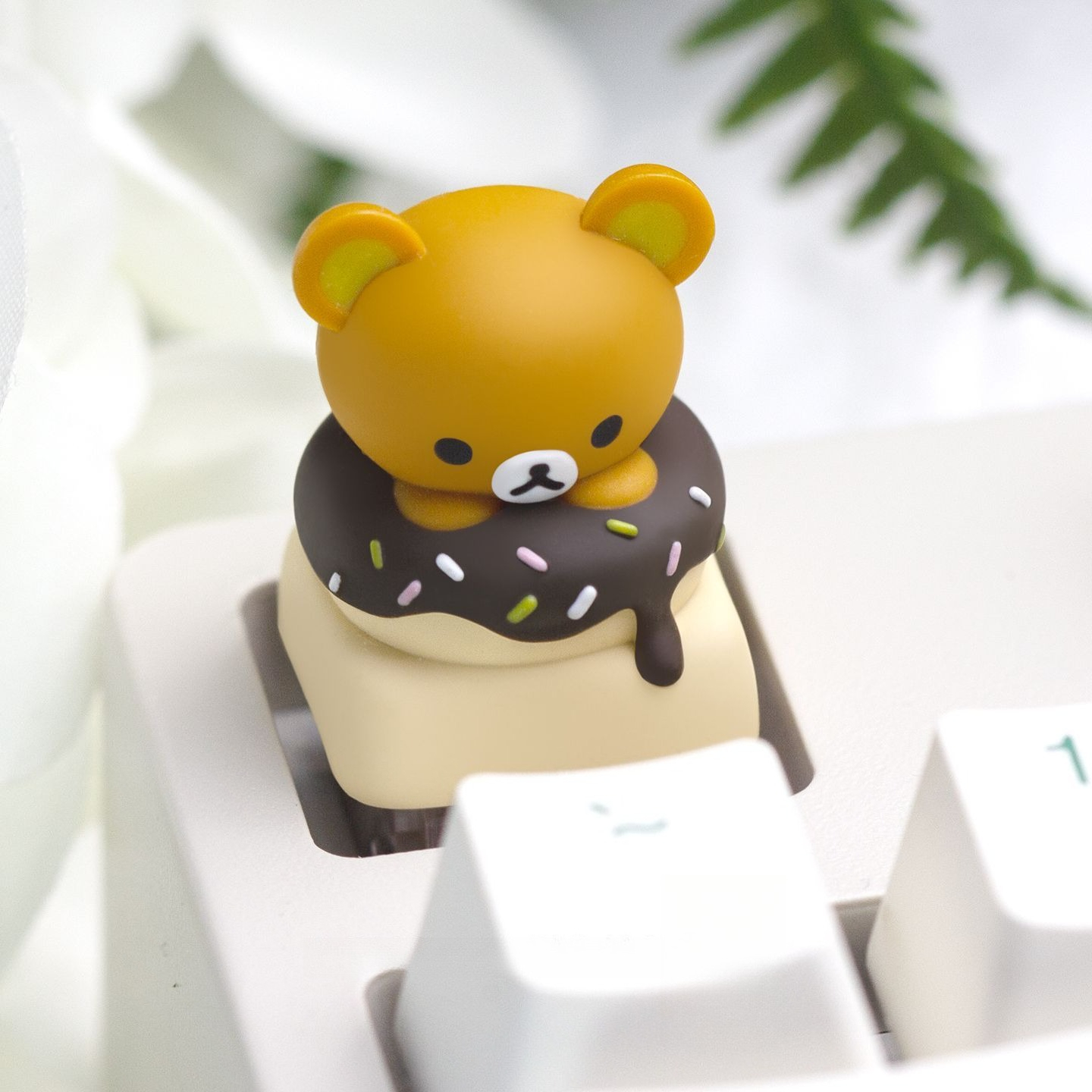 Kwaii Rilakkuma Keycaps Resin  - Custom Keycaps review and price