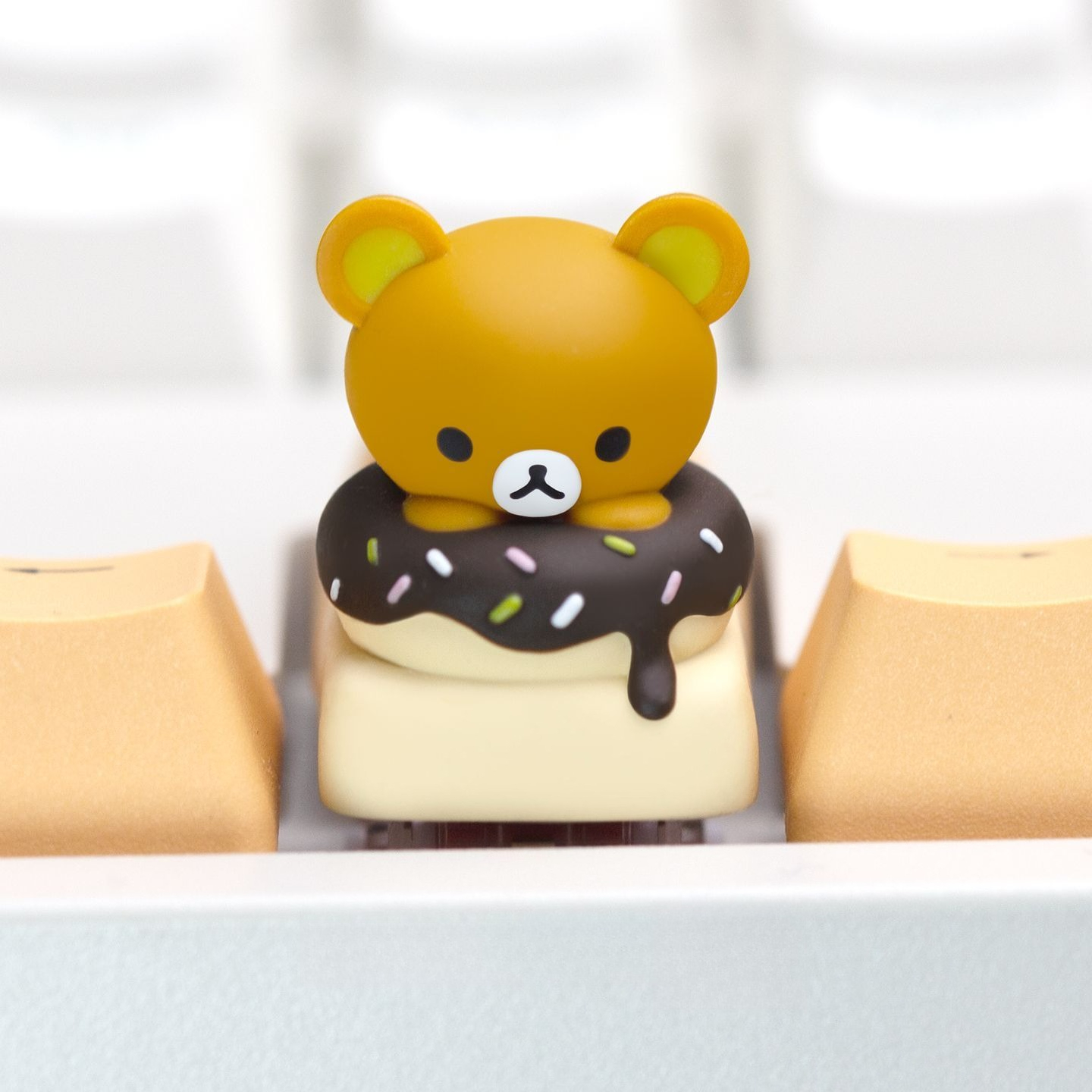 Kwaii Rilakkuma Keycaps Resin  - Custom Keycaps review and price