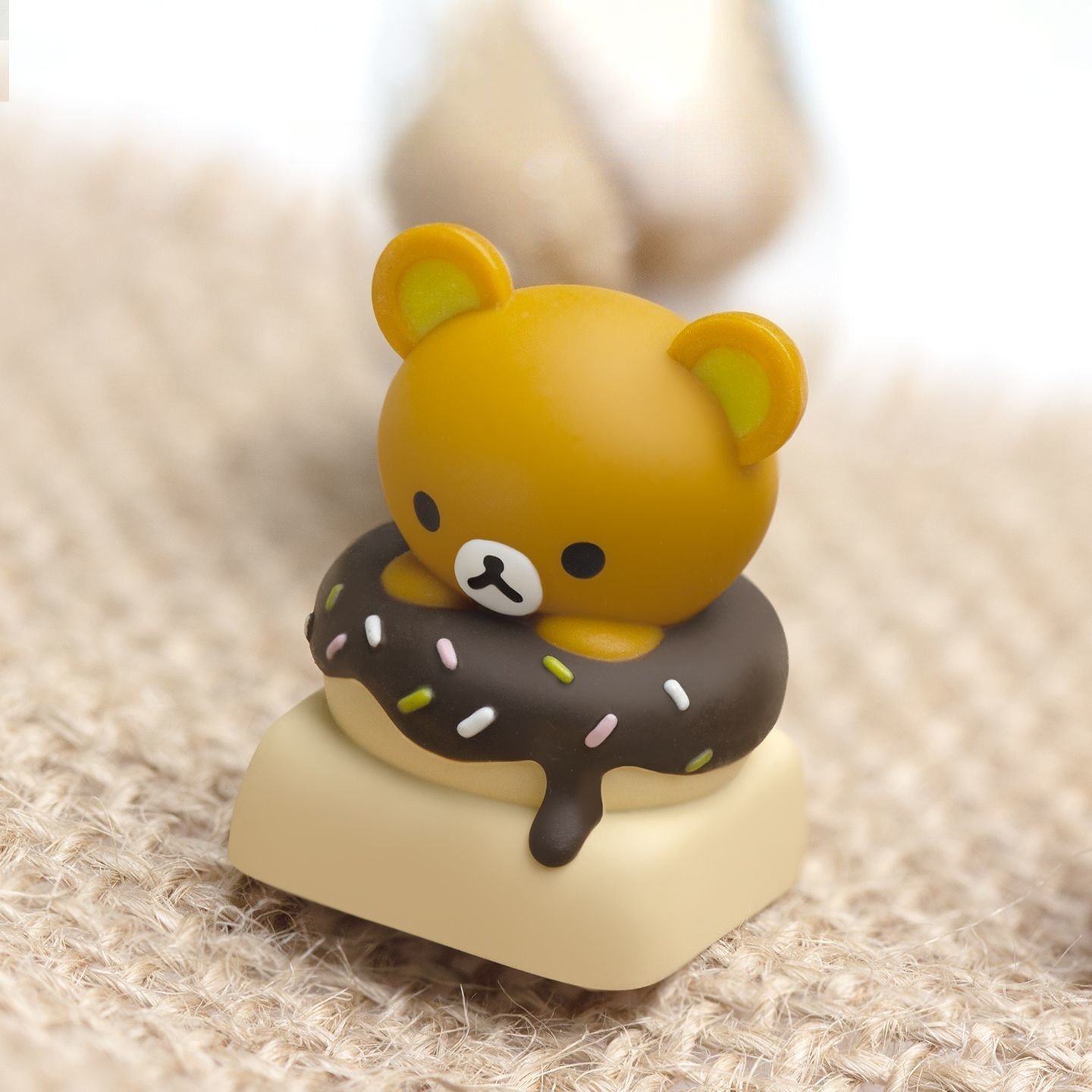 Kwaii Rilakkuma Keycaps Resin  - Custom Keycaps review and price