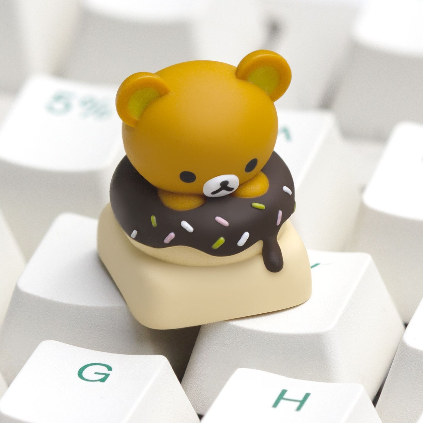 Kwaii Rilakkuma Keycaps Resin  - Custom Keycaps review and price