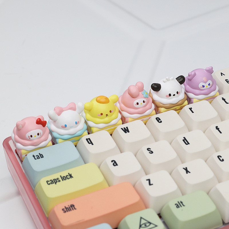 Kawaii Hello Kittys Keycaps Ca - Custom Keycaps review and price