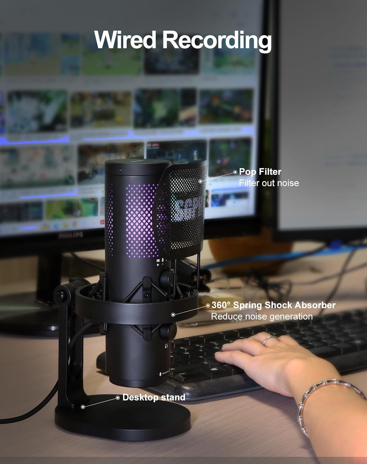 Wireless USB Microphone for St - Pc Gaming Usa review and price