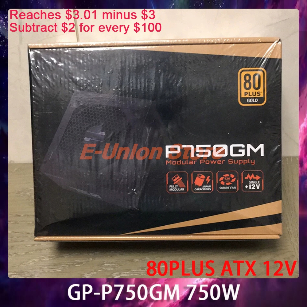 1Pcs GP-P750GM 750W P750GM 80P - Atx Power Supply review and price